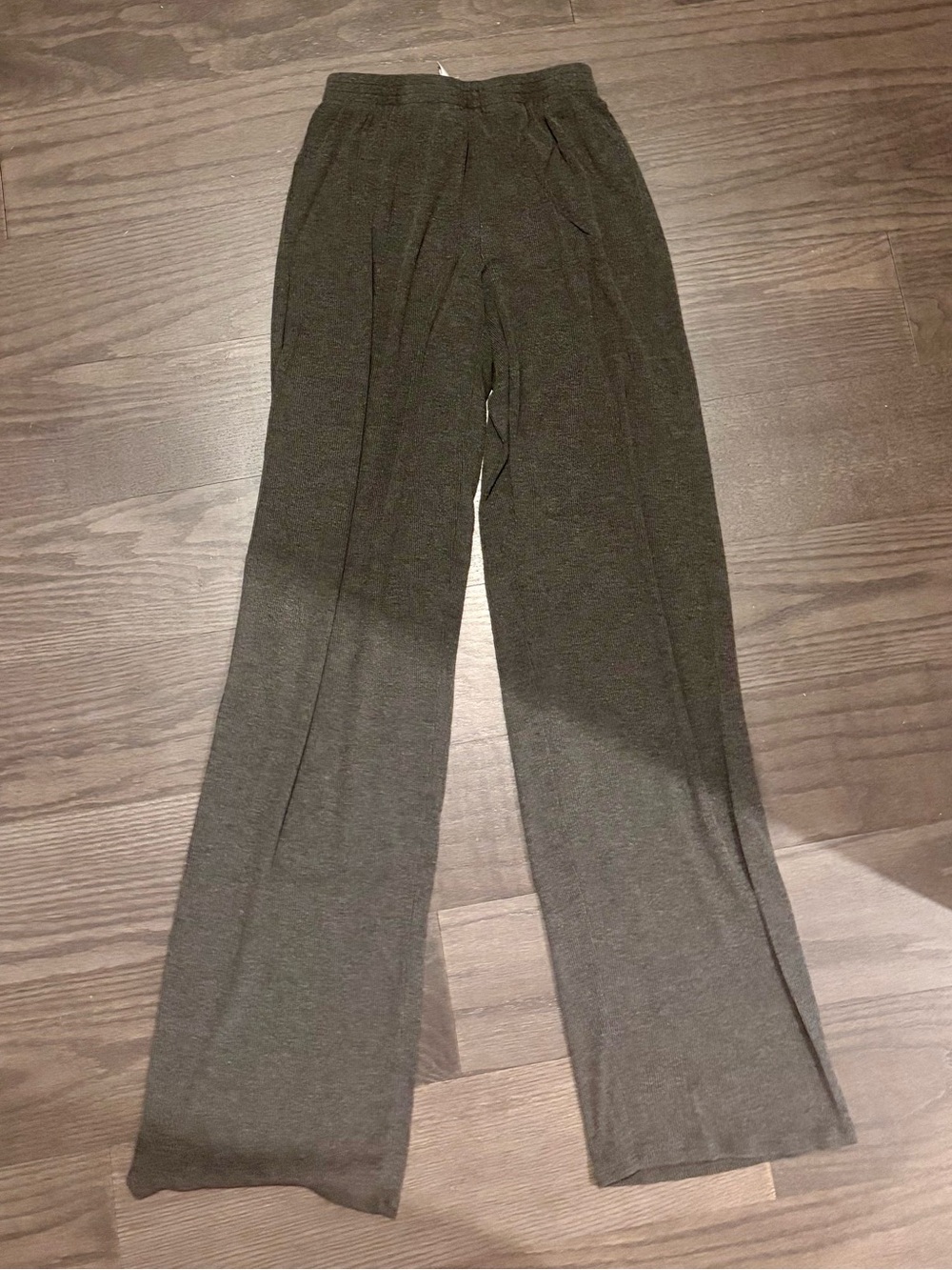 Aritzia The Group by Babaton Time Pant Ribbed Flare Grey 2XS